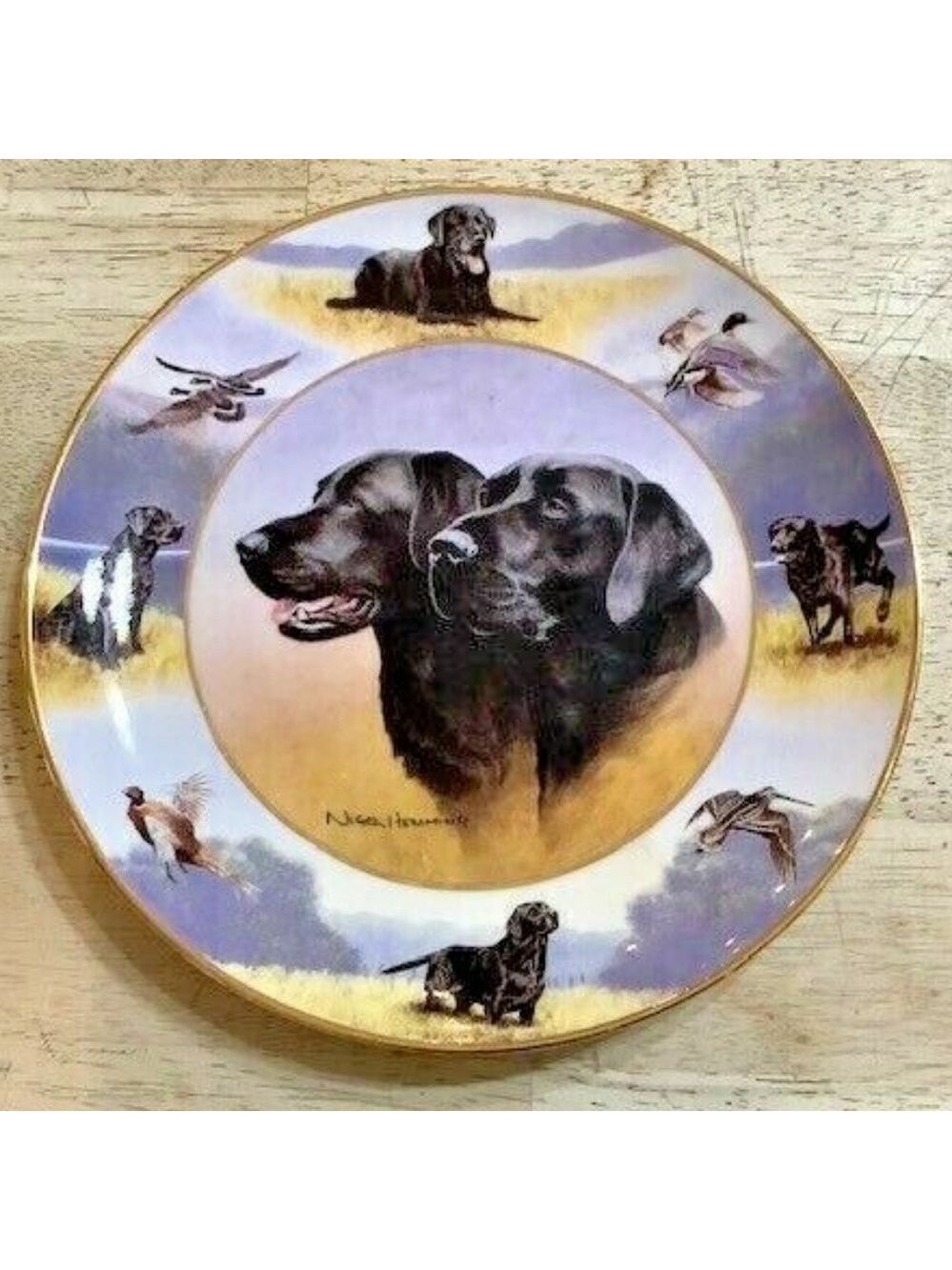 The Sporting Life Plate Nigel Hemming Royal Doulton